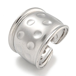 Нержавеющая Сталь Цвет 304 открытая манжета из нержавеющей стали для женщин, цвет нержавеющей стали, внутренний диаметр: регулируемый, 17.5 мм