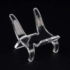 Прозрачный Многоцелевая акриловая подставка для выставки товаров, прозрачные, 5.57x4.9x4.4 см