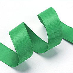 Medium Sea Green Double Face Matte Satin Ribbon, Polyester Satin Ribbon, Medium Sea Green, (5/8 inch)16mm, 100yards/roll(91.44m/roll)
