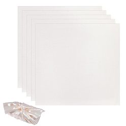 Beige Square Polyester Furoshiki Wrapping Cloth for Gift Box, Beige, 700x700x0.1mm