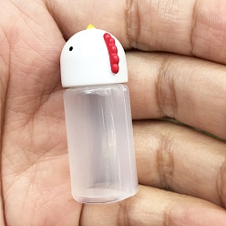 Цыпленок Модель чашки с водой из смолы для животных, аксессуары для кукольного домика с микро-ландшафтом, притворяясь опорными украшениями, цыпленок, 38x15 мм