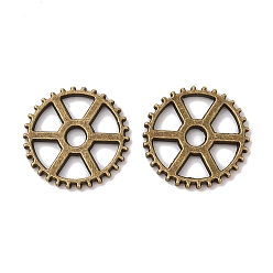 Античная Бронза Подвески в стиле стимпанк из тибетского сплава, без кадмия и без свинца, передача, античная бронза, 19.5x2 мм, отверстие : 3.5 мм, Около 590 шт / 1000 г