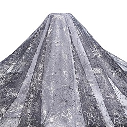 Черный Полиэфирная ткань с узором «паутина», для аксессуаров для одежды, чёрные, 2000x1500 мм