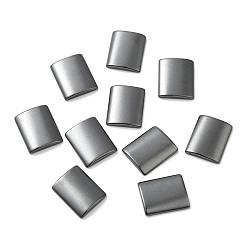 Non-magnetic Hematite Synthetic Non-magnetic Hematite Cabochons, Rectangle, 17x14x3mm