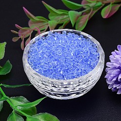 Лазурный Граненый имитация австрийский хрусталь пряди шарик, класс AAA, двухконусные, лазурный, 3x3 мм, отверстия: 0.7~0.9 мм, около 1440 шт / мешок