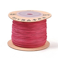 Орхидея Нейлоновая нить, ювелирные изделия шнур нейлона для пользовательских ювелирных изделий делает тканые, сиреневые, 0.6 мм, около 142.16 ярдов (130 м) / рулон