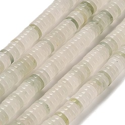 Другие Кварцы Природного кварца нитей бисера, диск, Heishi бусы, 6x1.5 мм, отверстие : 0.6 мм, около 239 шт / нитка, 15.28~15.35'' (38.8~39 см)