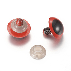 Красный Ремесло пластиковые куклы глаза мягкую игрушку глаза, безопасные глаза, красные, 20 мм