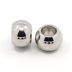 Нержавеющая Сталь Цвет Цвет нержавеющей стали, устойчивый к потускнению, 12 мм, отверстие : 6 мм