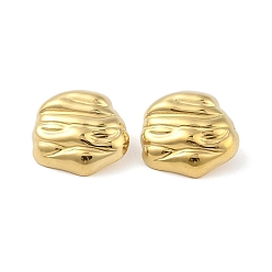 Real 18K Gold Plated Ion Plating(IP) 304 Stainless Steel Stud Earrings for Women, Irregular, Real 18K Gold Plated, 23x24mm