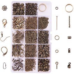 Античная Бронза Металлические наборы ювелирных изделий, античная бронза, 17x10x1.75 см