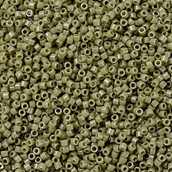 (DB2124) Duracoat Dyed Opaque Cactus MIYUKI Delica Beads, Cylinder, Japanese Seed Beads, 11/0, (DB2124) Duracoat Dyed Opaque Cactus, 1.3x1.6mm, Hole: 0.8mm, about 10000pcs/bag, 50g/bag