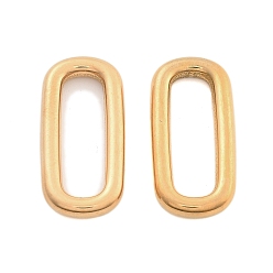 Золотой Вакуумное покрытие pvd 304 соединительные кольца из нержавеющей стали, овальные, золотые, 26x12.5x3 мм, внутренний диаметр: 19.8x6.4 мм
