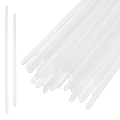 Белый Дым PP пластиковая косточка для турнюра свадебного платья, кринолин, серый, 200~270x6x2 мм, 24 шт / стиль, 2 стиль, 48 шт / пакет