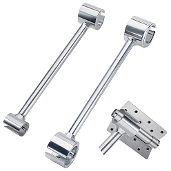 Нержавеющая Сталь Цвет 2 шт. гаечные ключи из хром-ванадиевой стали, цвет нержавеющей стали, 22x2~3.5x2.75~2.95 см