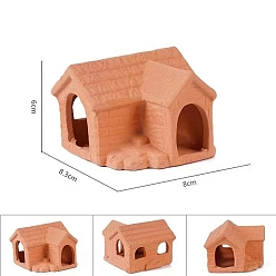 Дом Миниатюрный аквариум ручной работы из фарфора, для кукольных аксессуаров, притворяющихся опорными украшениями, образец дома, 83x80x60 мм