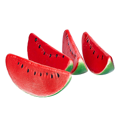Красный Декоративные элементы из пенопласта, имитирующие арбуз., для украшения рабочего стола домашнего офиса, красные, 150x67x45 мм