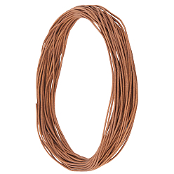 Перу 10 м коровьей кожаный шнур, кожаный шнур ювелирных изделий, круглые, Перу, 1.5 мм, около 10.94 ярдов (10 м) / комплект