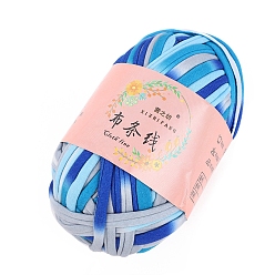 Озёрно--синий Супермягкая полиэфирная пряжа, для ручного вязания толстой нити, Плут синий, 23 мм