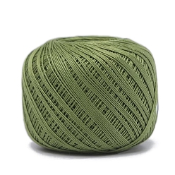 Светло-зеленый Коричневый Хлопковые волокна пряжа для вязания, для одежды шарфы свитера шали шапки, оливковый, 20г/моток