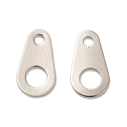 Платина Латунные удлинители цепи, без свинца и без кадмия, платина, 9x5x0.5 мм, отверстия : 1.2 mm и 2.5 мм