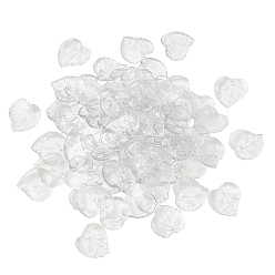 Прозрачный Прозрачные акриловые подвески, лист, прозрачные, 15x15x2 мм, отверстие : 1.5 мм, 100 шт / пакет