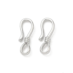 Платина 304 крючки из нержавеющей стали, платина, 12x4.5x2 мм, отверстие : 3x2 мм