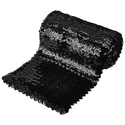Schwarz Haustier- und Spandexband, für Bekleidungszubehör, Schwarz, 5-1/2 Zoll (140 mm), 2 Meter
