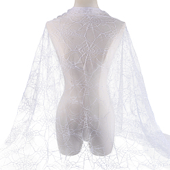 Белый Полиэфирная ткань-паутина, аксессуар для одежды, белые, 2650x1835x0.1 мм