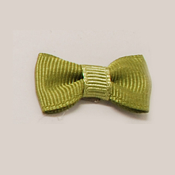 Olive Handarbeit gewebt Ornament Accessoires, bowknot & Haarbögen, Olive, 25~30x15~16x5 mm