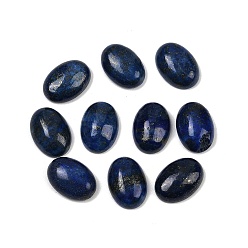 Ляпис-Лазурь Окрашенные естественно овальные кабошоны ляпис-лазури, 14x10x5 мм