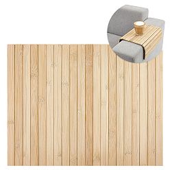 BurlyWood Bamboo Sofa Armrest Tray, Rectangle, BurlyWood, 342x430x8mm