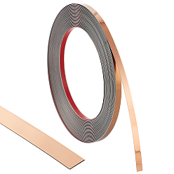 Розовое Золото 10м самоклеящаяся гибкая профилированная отделка из нержавеющей стали, потолочная лепнина, отделка стен под мебель, дверь, гардероб, домашнего декора, розовое золото , 6x0.8 мм