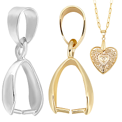 (52) Непрозрачная лаванда 30шт. 2 цвета стойка покрытие латунь ледоруб зажимные скобы, 925 покрытие из стерлингового серебра и настоящее 18 покрытие из золота k, 14.5x4 мм, отверстие : 4x6 мм, штифты : 0.7 мм, 15 шт / цвет