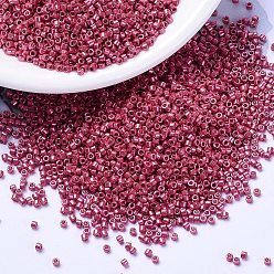 (DB1841) Duracoat Galvanized Light Cranberry MIYUKI Delica Beads, Cylinder, Japanese Seed Beads, 11/0, (DB1841) Duracoat Galvanized Light Cranberry, 1.3x1.6mm, Hole: 0.8mm, about 2000pcs/bottle, 10g/bottle