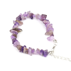Amethyst Natural Amethyst Bead Bracelets, 8-5/8 inch(22cm)