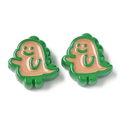 Верблюжий 10шт акриловые эмалевые бусины, динозавр, верблюжие, 26x25x9 мм, отверстие : 3.5 мм