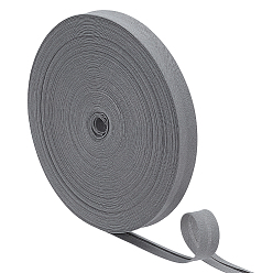 Темно-Серый Хлопковые ленты, для аксессуаров для одежды, темно-серый, 1/2 дюйм (12 мм), около 27.34 ярдов (25 м) / рулон