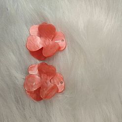 Помидор Непрозрачные акриловые подвески, , помидор, 3 мм, отверстие : 41x42.5x9.5 мм