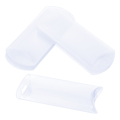 Clear Transparent PVC Pillow Box, Candy Treat Gift Box, Pillow Box, for Wedding Party Baby Shower Packing Box, Rectangle, Clear, 2.3x13x6cm