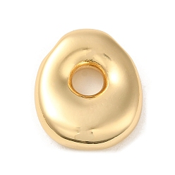 Letter O Латуни кулон, реальный 18 k позолоченный, Письмо O, 22x18x6 мм, отверстие : 3.6x1.9 мм