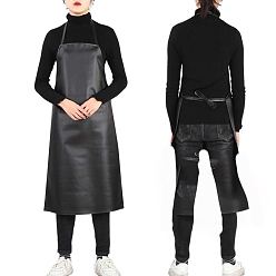 Черный Фартуки фартуки художественные для росписи керамики, мужские и женские кухонные фартуки для приготовления пищи, случайная текстура, чёрные, 98x65 см