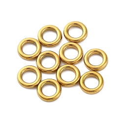Золотой 304 нержавеющей стали связывающий кольца, круглые кольца, золотые, 5x1 мм, внутренний диаметр: 2.8 мм