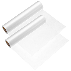 Clair 2 rouleaux de film hydrosoluble PVA, stabilisateur hydrosoluble pour broderie, clair, 300mm, 25 yards / bobine 