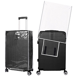 Прозрачный Прозрачный чехол для багажа из ПВХ, прозрачный защитный чехол для дорожного чемодана, для 26дюймового чемодана, прозрачные, 470x295x585 мм