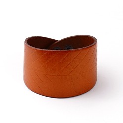 Шоколадный Браслеты кожи сплава, цвет шоколада, 8-5/8 дюйм (22 см)