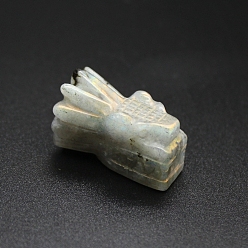 Лабрадорита Украшение витрины из натурального лабрадорита, дракон, 26x14x13 мм