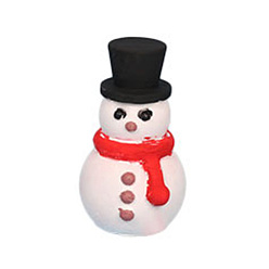 Ghost White DIY Portrait Sculpture Candle Making Silicone Statue Molds, Christmas Theme, Snowman, Ghost White, 54x59.5x89mm, Inner Diameter: 35.5mm