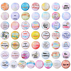 Mixed Shapes 1Bag Glass Cabochons, Half Round, Mixed Shapes, 25x6mm