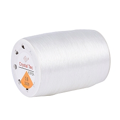 Clear Elastic Crystal Thread, Jewelry Beading Cords, For Stretch Bracelet Making, Clear, 0.6mm, about 1093.61 yards(1000m)/roll